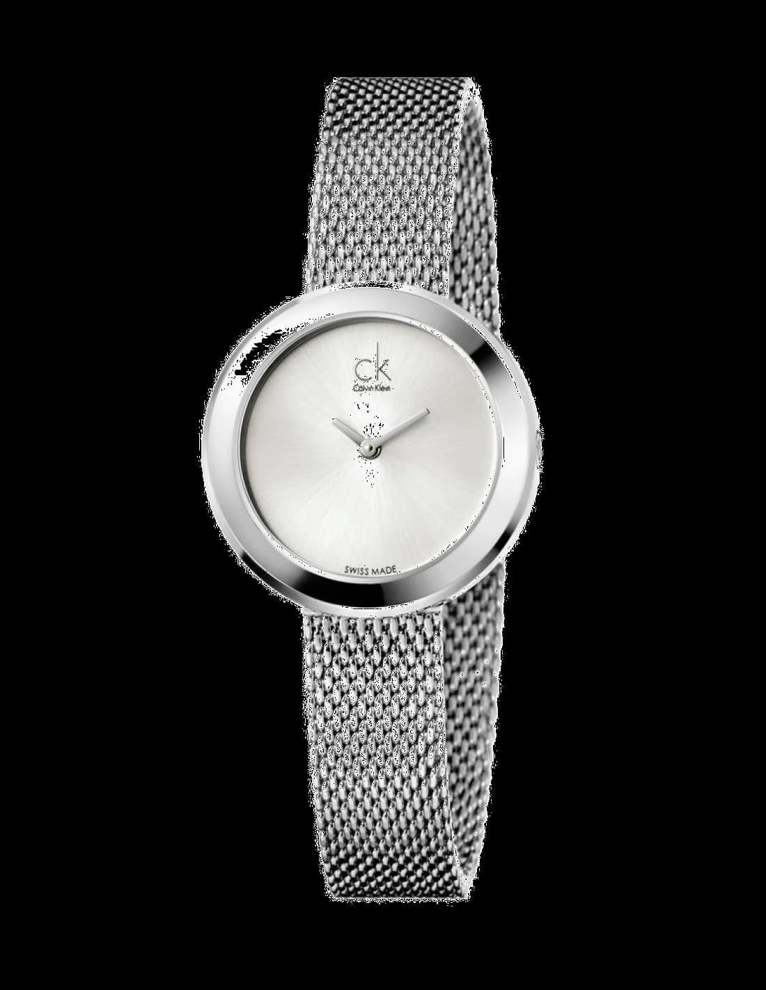 Montre Calvin Klein K3N23126 avec cadran noir élégant et acier poli pour un style minimaliste moderne