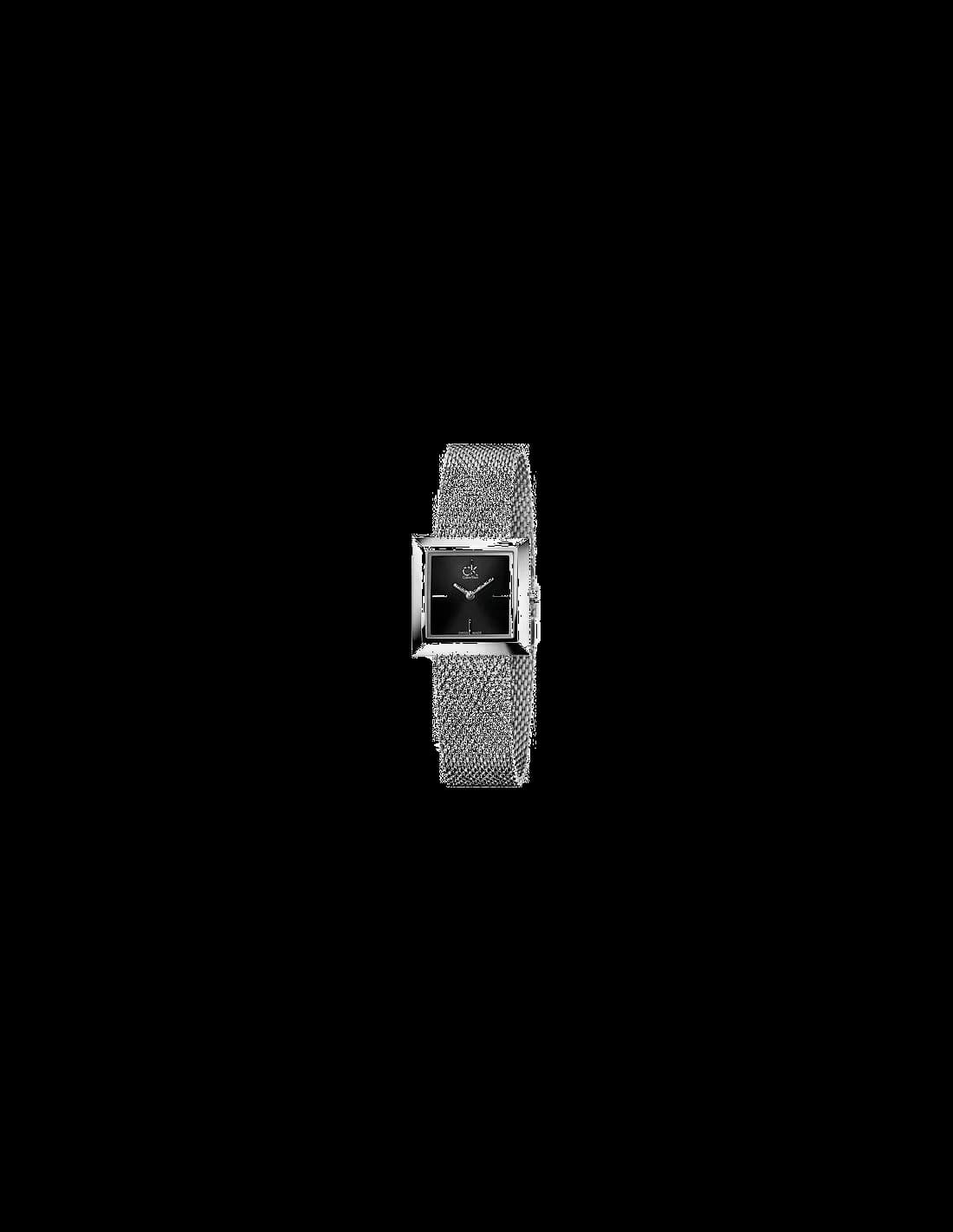 Montre Calvin Klein K3R23121 au cadran blanc et aiguilles argentées, style minimaliste élégant