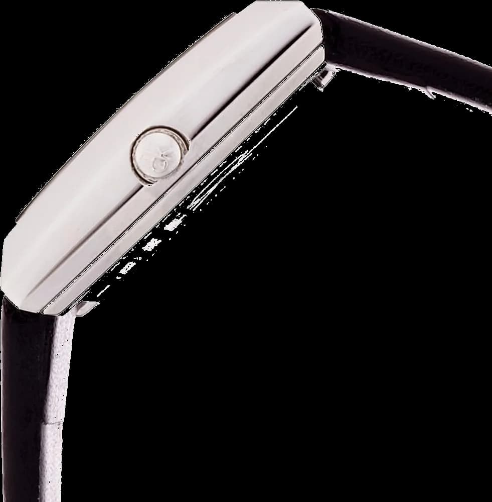 Cadran Calvin Klein K3R231C1 aux index argentés et aiguilles fines offrant une lisibilité sobre et raffinée