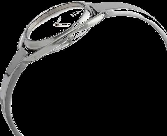 Cadran Calvin Klein K4F2N116 cadran blanc pur index appliques aiguilles fines trotteuse centrale design sobre