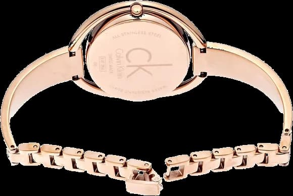 Bracelet Calvin Klein K4F2N616 en acier inoxydable doré de type mesh ajustable pour un confort optimal