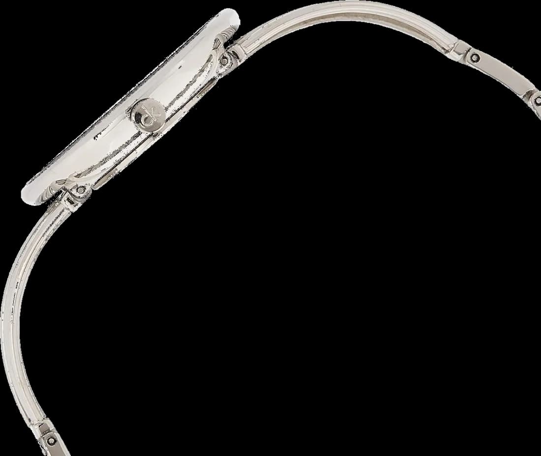 Bracelet Calvin Klein K6S2N111 en acier argenté à mailles milanaises, fermoir déployante sécurisé