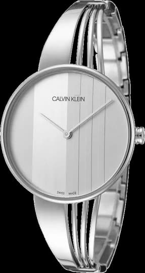 Montre Calvin Klein K6S2N116 avec cadran argenté et style minimaliste chic