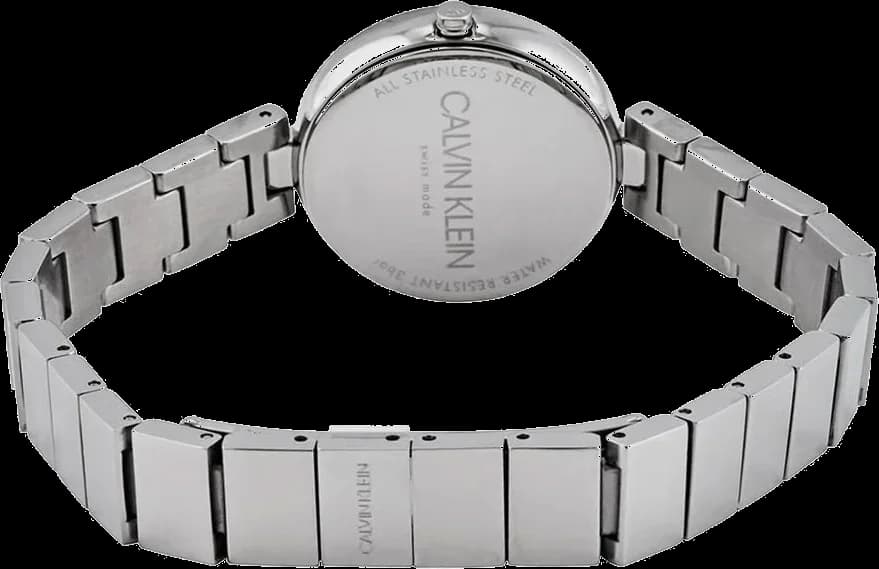 Bracelet Calvin Klein K8G23146 en acier inoxydable à mailles milanaises, fermoir déployant