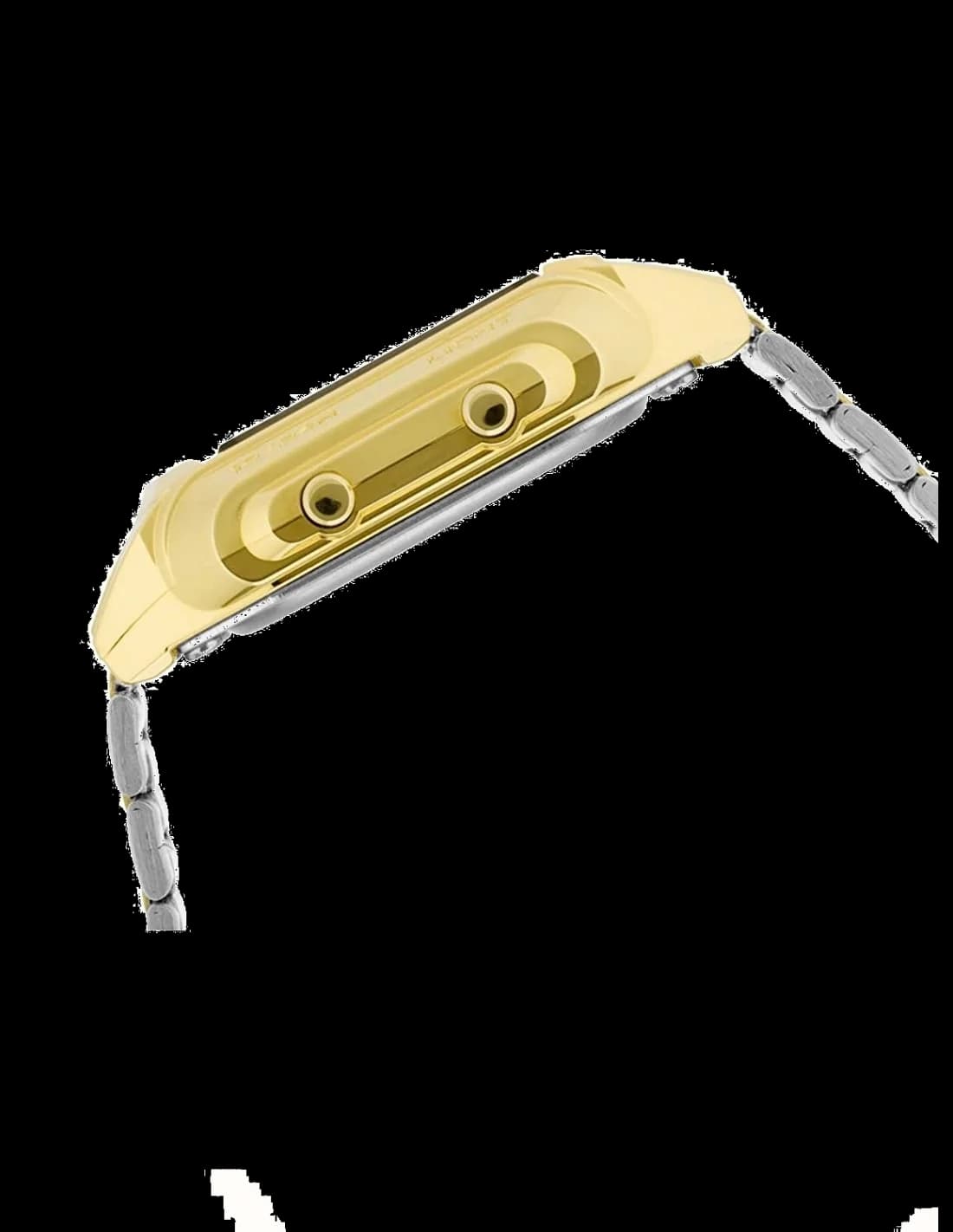 Bracelet Casio DB-360GN-9AEF en métal doré jaune avec fermoir déployante, finition brillante et maillons ajustables