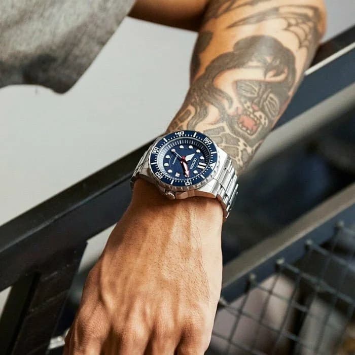 Montre Citizen NJ0121-89L Automatique Acier Cadran Bleu vue 5