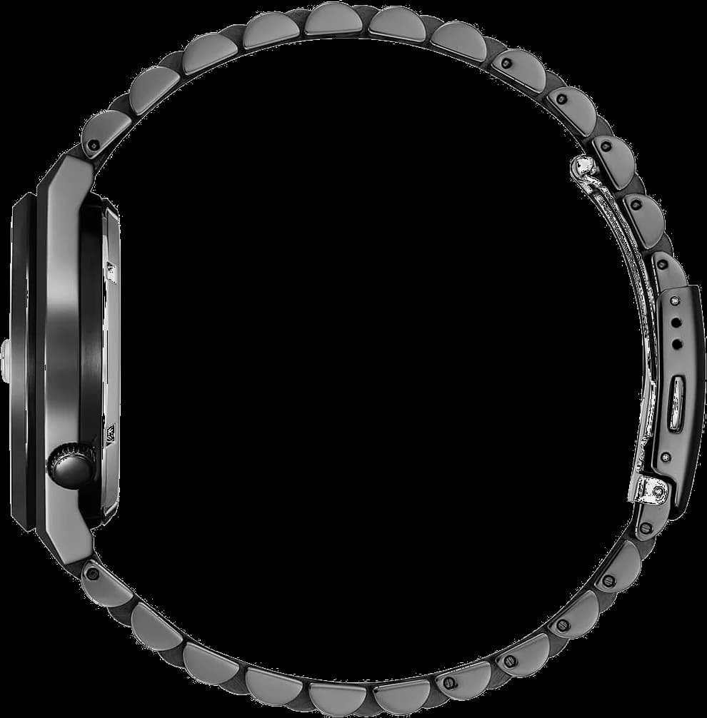 Bracelet Citizen NJ0155-87E en acier inoxydable maillé, finition brossée, fermoir déployant
