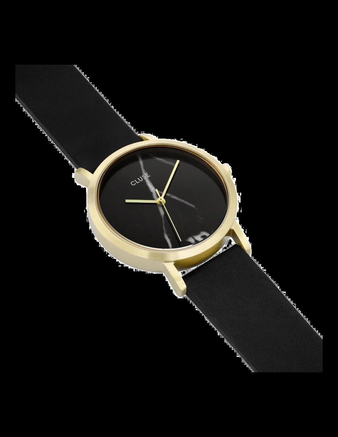 Cadran Cluse CL40102 avec index bâtons dorés et logo Cluse à 12h