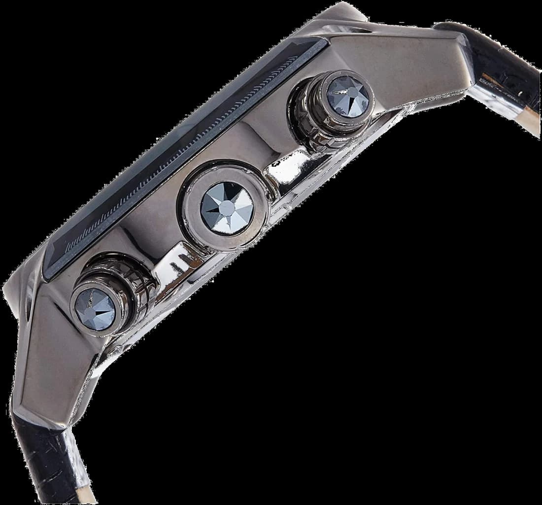 Montre Diesel DZ4437 Padlock Chronographe Noir Intégral vue 2