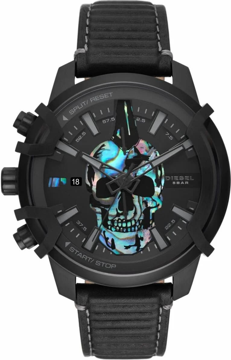 Montre Homme Diesel DZ4576 Griffed avec Cadran Tête de Mort vue 3