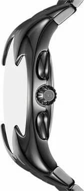 Cadran Diesel DZ4682 avec compteurs chrono, aiguilles luminescentes et index blancs sur fond noir