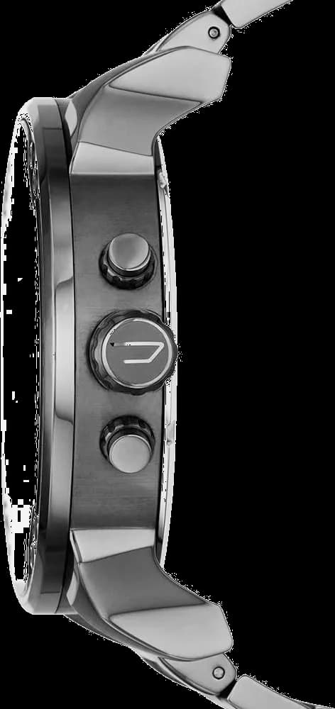 Cadran Diesel DZ7315 avec compteurs chronographe et aiguilles luminescentes sur fond anthracite texturé
