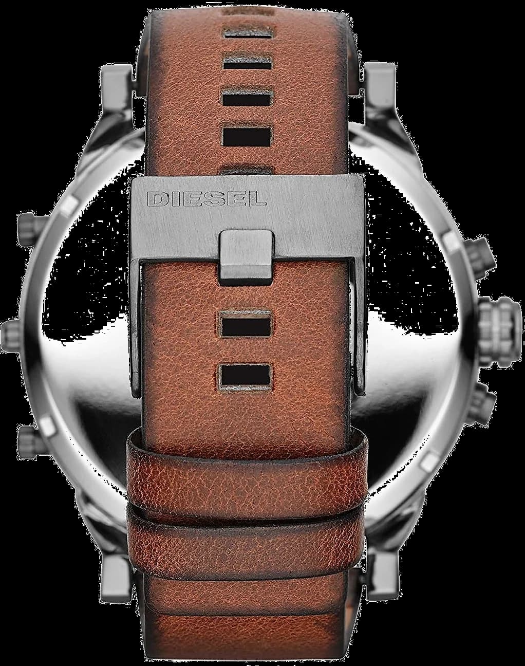 Cadran noir de la montre Diesel DZ7332 en détail