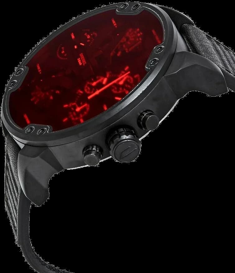 Montre Diesel DZ7402 Mr Daddy 2.0 Bracelet Cuir Noir vue 2