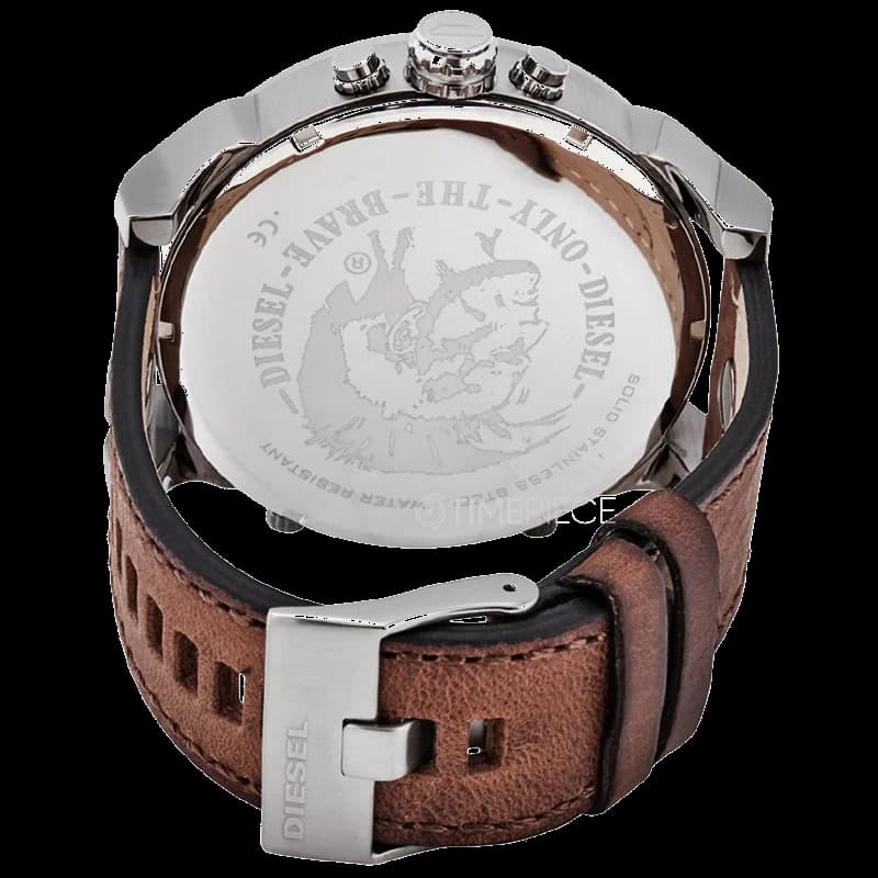Cadran noir de la montre Diesel DZ7413 en détail
