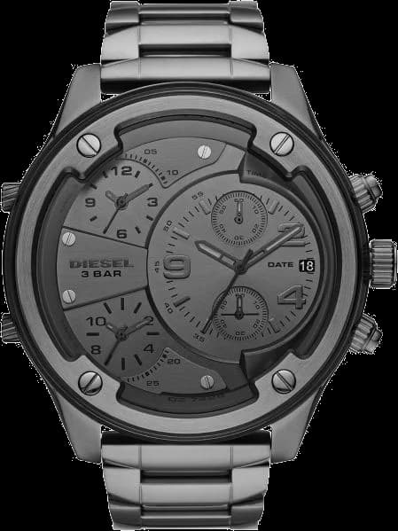 Montre Diesel DZ7426 vue principale avec cadran gunmetal et style industriel audacieux