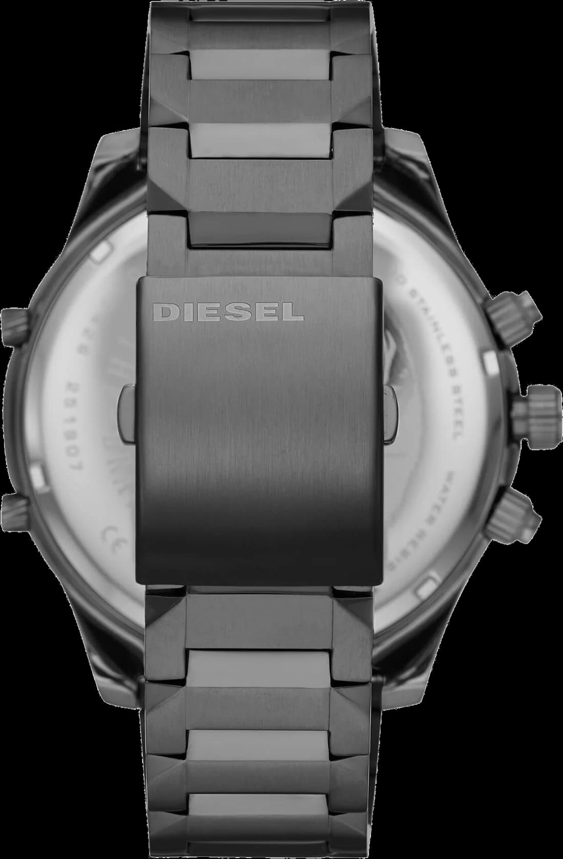 Bracelet Diesel DZ7426 en acier inoxydable maillé ton sur ton pour un look robuste