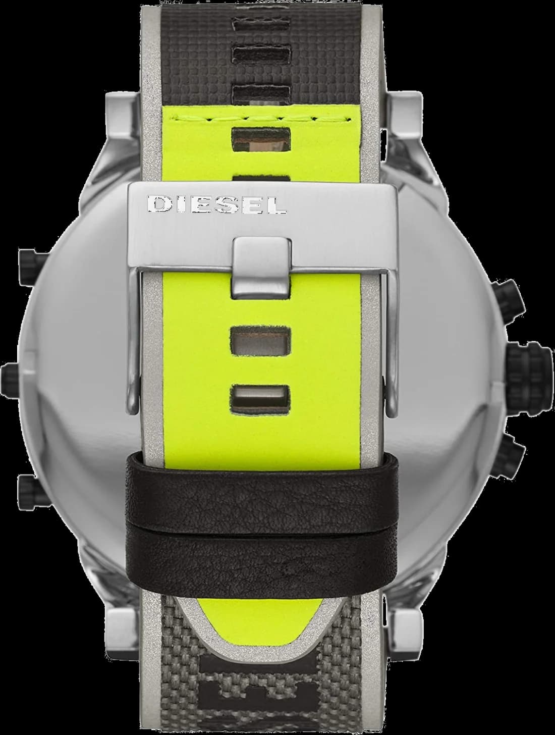 Cadran Diesel DZ7429 au design audacieux, aiguilles larges et affichage de la date à 3h