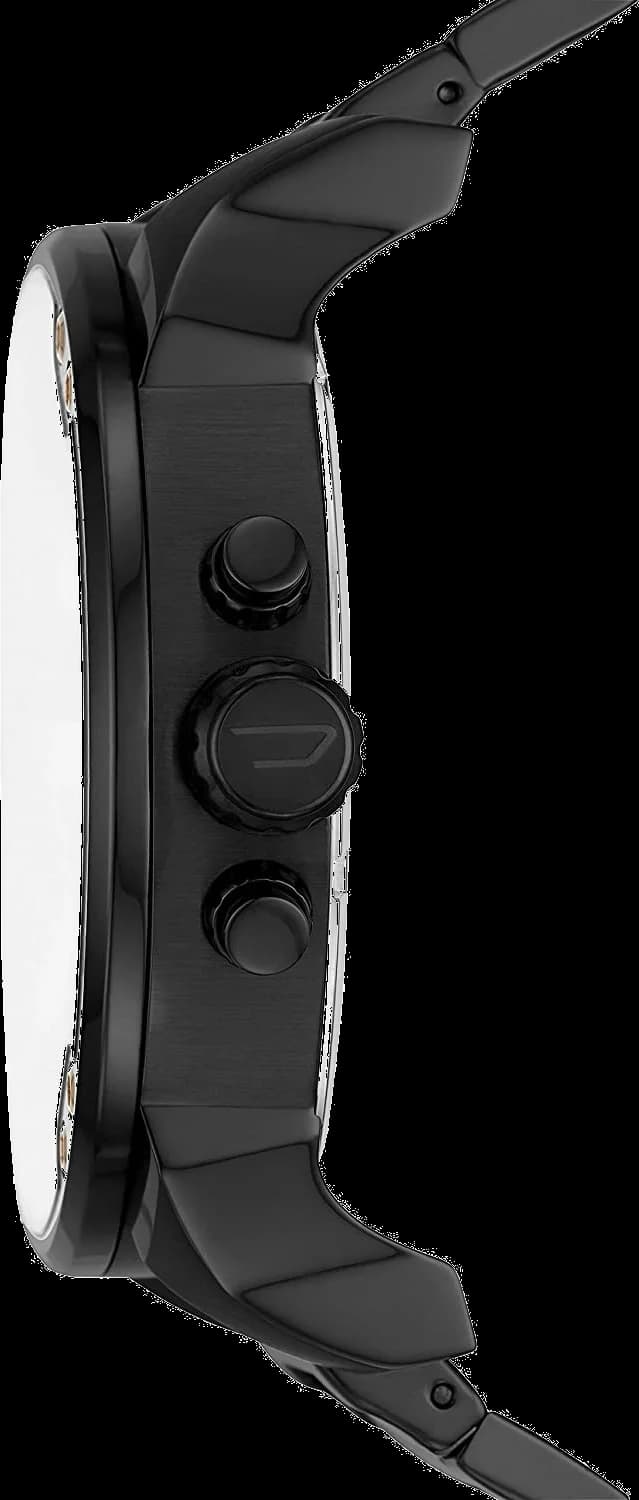 Cadran Diesel DZ7435 aux index arabes blancs, compteurs chronographe et guichet date