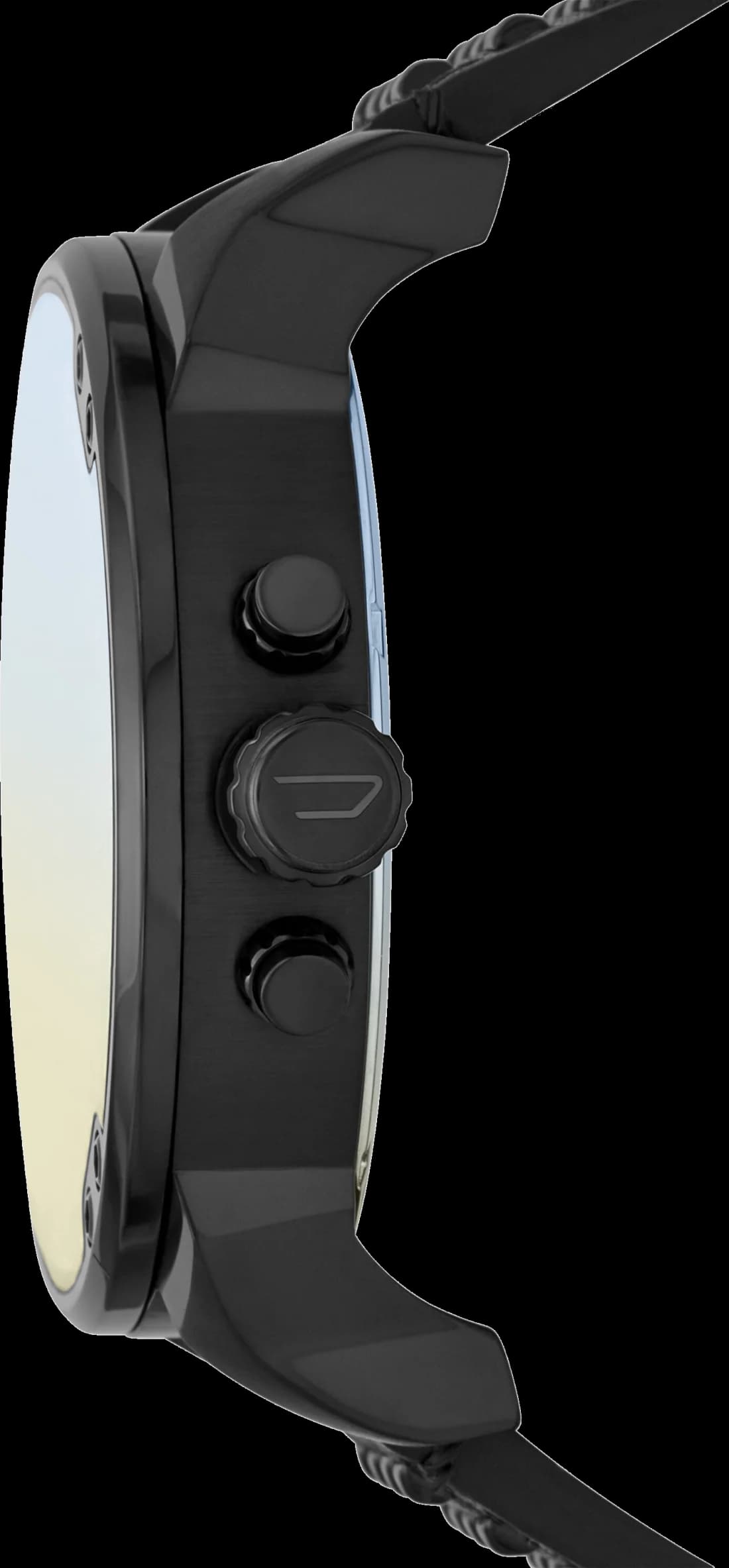 Montre Diesel DZ7451 Big Daddy Boîtier Surdimensionné et Bracelet Cuir Noir vue 2