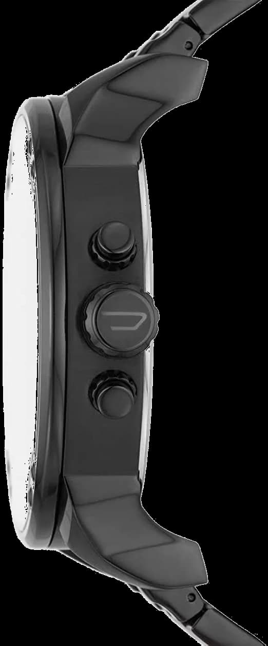 Montre Diesel Mr Daddy 2.0 noire bracelet acier inoxydable DZ7463 cadran XXL vue 2
