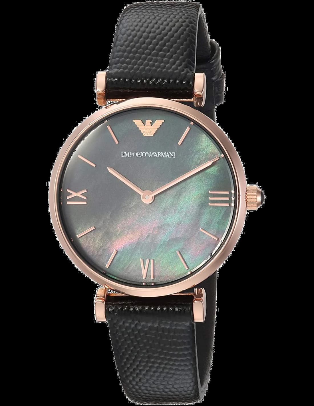 Montre Emporio Armani AR11060 au cadran nacré et acier, style élégant et raffiné