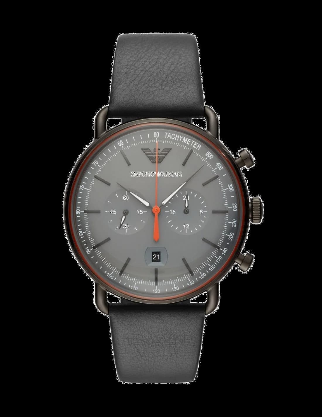 Montre Emporio Armani AR11168 avec cadran gris soleillé et index bâtons argentés