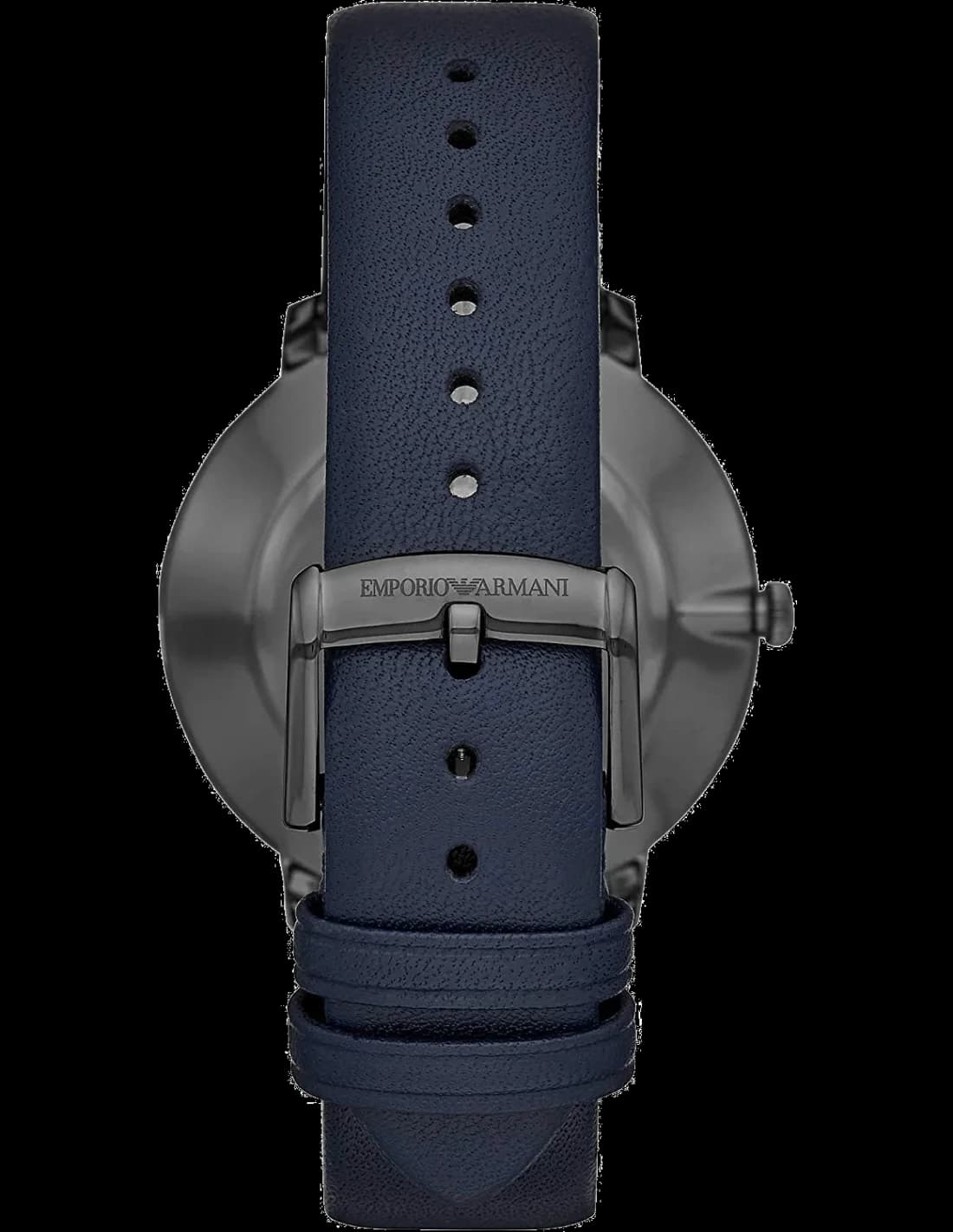 Montre Homme Emporio Armani Retro AR11214 bracelet cuir bleu vue 3