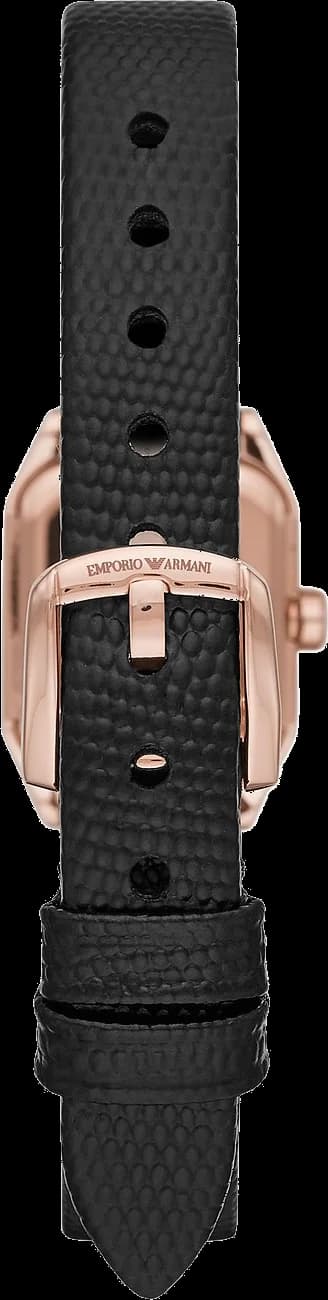 Bracelet Emporio Armani AR11248 en acier inoxydable doré, finition polie, fermoir déployant, confort et raffinement