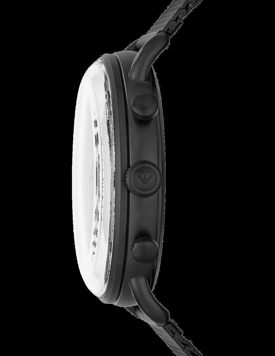 Bracelet Emporio Armani AR11264 en maille milanaise acier inoxydable, finition satinée