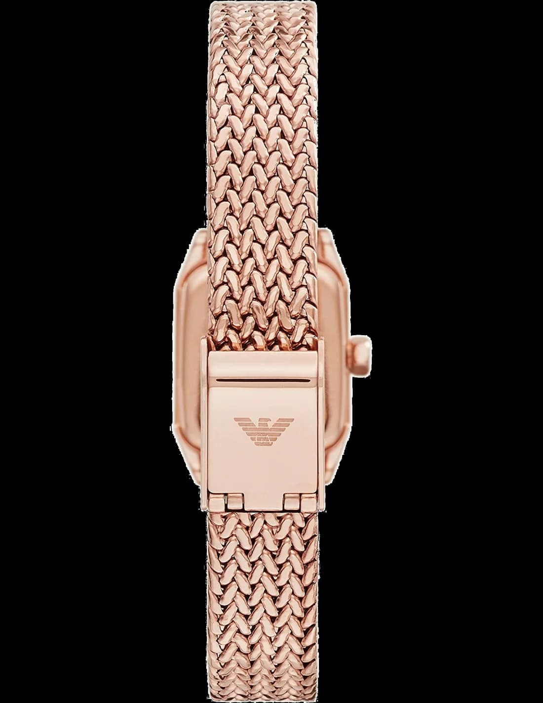 Cadran Emporio Armani AR11347 avec index bâtons argentés et aiguilles fines, design épuré sans complications