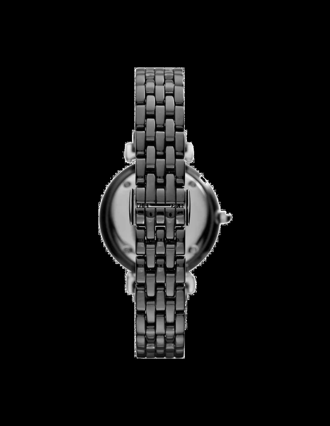 Bracelet Emporio Armani AR1487 en céramique noire à maillons fins pour un confort raffiné