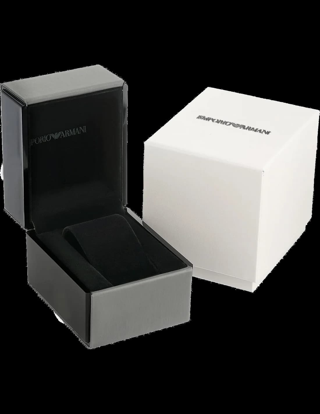 Boîtier Emporio Armani AR60002 rond en acier doré de 43 mm avec verre saphir et couronne crantée