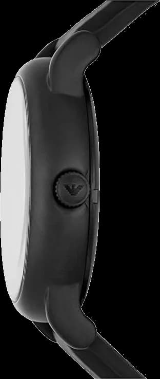 Montre Emporio Armani Meccanico AR60032 cadran squelette bracelet cuir noir vue 2