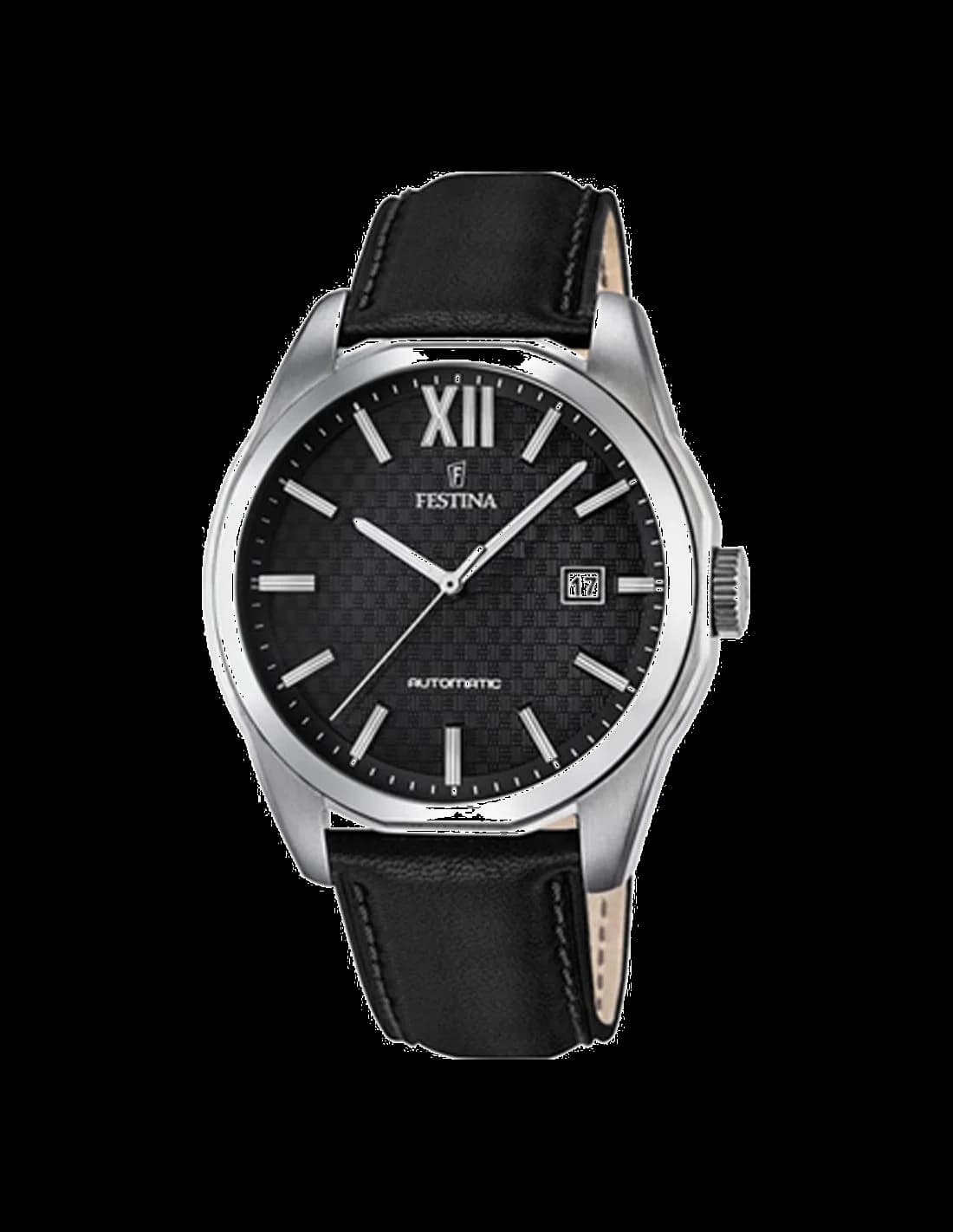 Montre Festina F16885/4 noire avec cadran à contraste élevé, design sportif et élégant