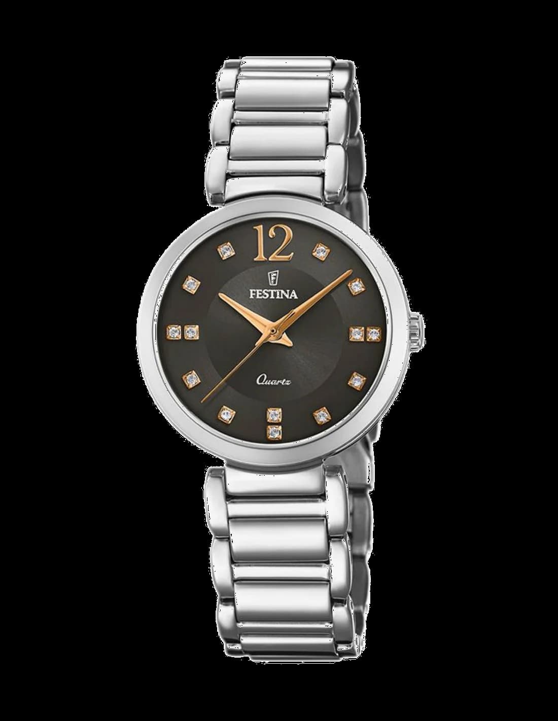 Montre Festina F20212/4 au cadran argenté et acier poli, style élégant et raffiné pour femme