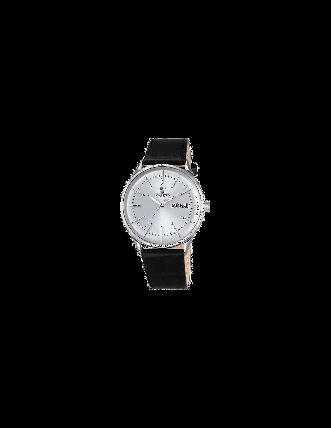 Montre Festina F6837/1 noire au cadran multifonction, style sport chic