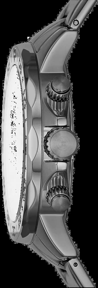 Cadran Fossil BQ2491 aux index appliqués et aiguilles luminescentes, date à 3h, design épuré et lisible