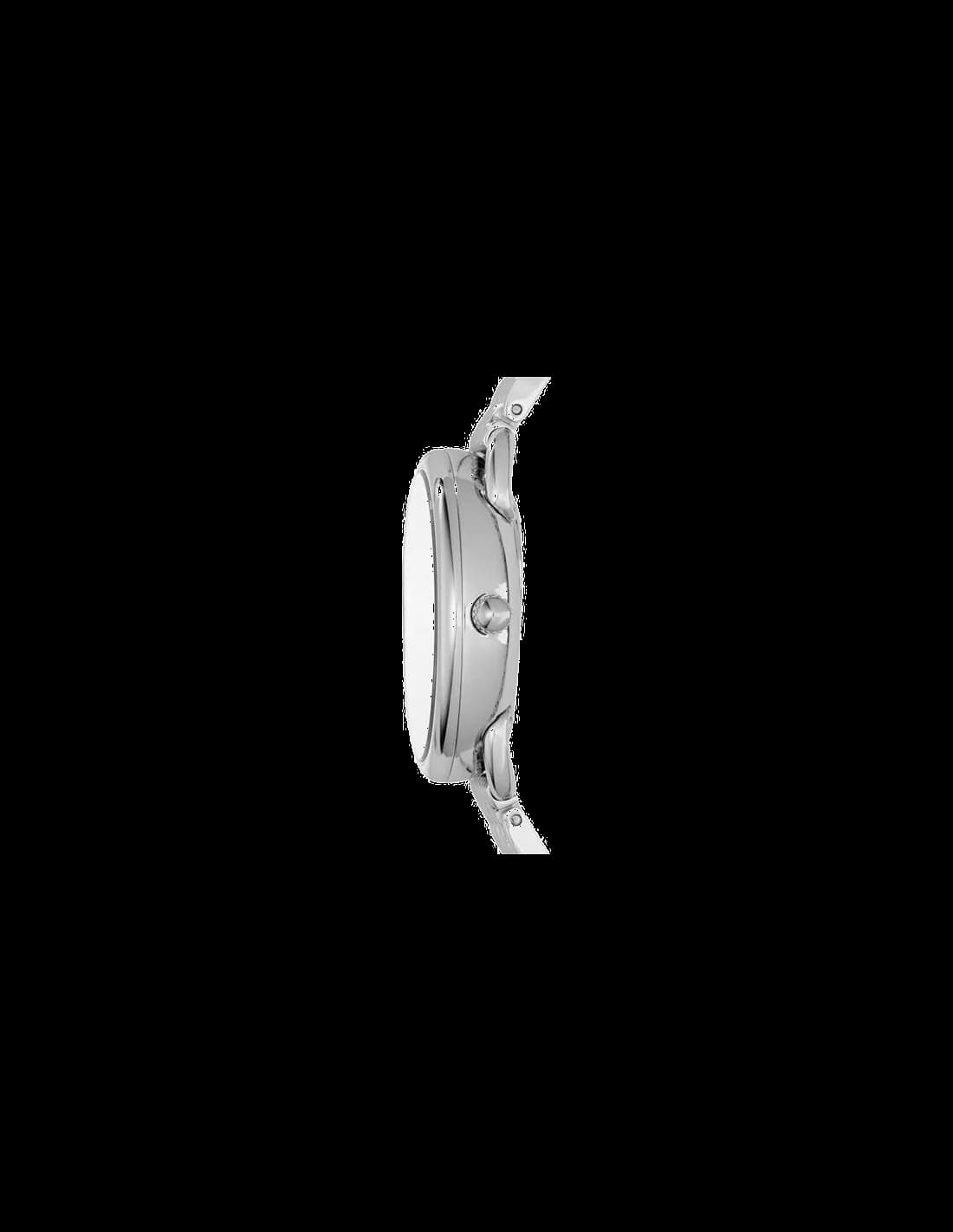 Cadran Fossil ES3911 avec index dorés et aiguilles bâton, complications date et guichet jour
