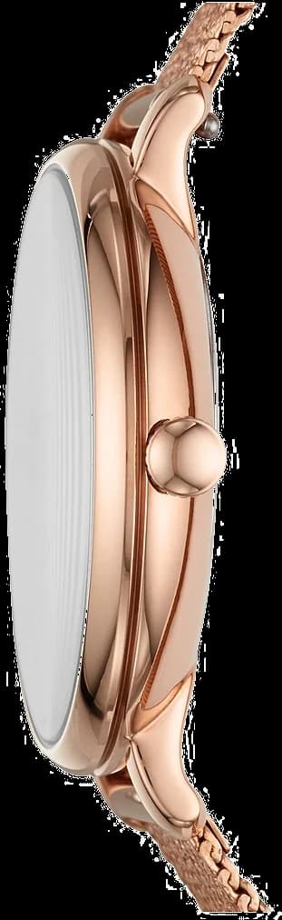 Bracelet Fossil ES4534 en maille milanaise or rose, fermoir déployante, ajustable et confortable