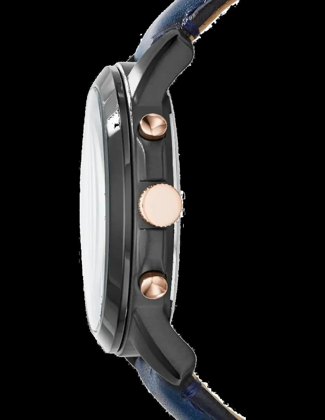 Montre Homme Fossil Grant FS5061 chronomètre sport bleu nuit vue 2