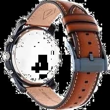 Cadran Fossil FS5151 avec index bâtons argentés, guichet date à 3h, fond soleil noir