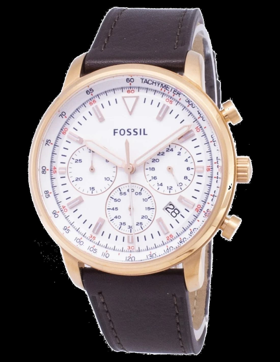Montre Fossil FS5415 Goodwin Chronographe cadran noir design sport chic