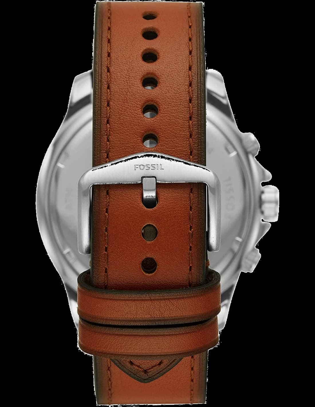 Cadran Fossil FS5675 avec index appliqués, aiguilles squelettes et date à 3h