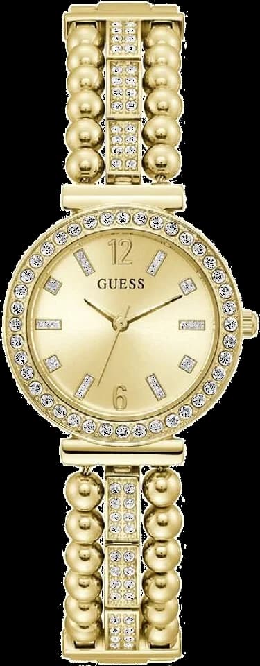 Montre Femme Guess Gala GW0401L2 bracelet doré orné de strass