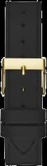 Montre Femme Guess Fame GW0504L5 bracelet cuir noir boitier triangle orné de strass vue 5