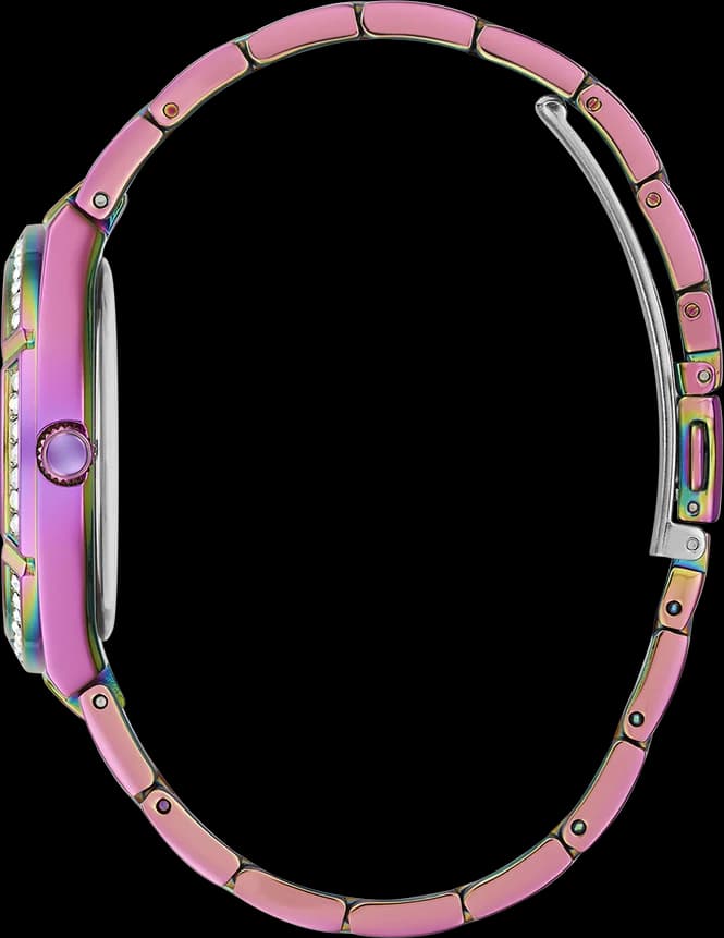 Montre Femme Guess Cosmo GW0033L6 Acier Arc-en-ciel et Cristaux vue 2