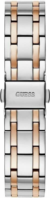 Montre Femme Guess Cosmo GW0033L9 bracelet acier bicolore cadran argenté vue 3