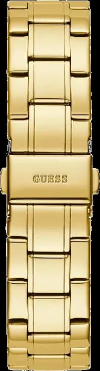 Bracelet Guess GW0111L2 en acier doré avec maillons ajustables et fermoir déployant, finition brillante