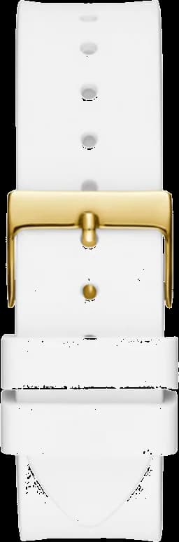 Bracelet Guess GW0118L5 en silicone blanc souple, confortable et raffiné